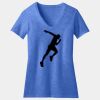Women's Perfect Blend ® CVC V Neck Tee Thumbnail