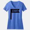 Women's Perfect Blend ® CVC V Neck Tee Thumbnail