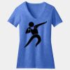 Women's Perfect Blend ® CVC V Neck Tee Thumbnail