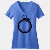 Women's Perfect Blend ® CVC V Neck Tee Thumbnail