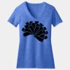 Women's Perfect Blend ® CVC V Neck Tee Thumbnail