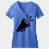 Women's Perfect Blend ® CVC V Neck Tee Thumbnail