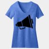 Women's Perfect Blend ® CVC V Neck Tee Thumbnail