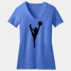 Women's Perfect Blend ® CVC V Neck Tee Thumbnail