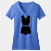 Women's Perfect Blend ® CVC V Neck Tee Thumbnail