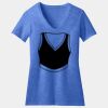 Women's Perfect Blend ® CVC V Neck Tee Thumbnail