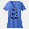 Women's Perfect Blend ® CVC V Neck Tee Thumbnail