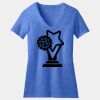 Women's Perfect Blend ® CVC V Neck Tee Thumbnail