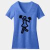 Women's Perfect Blend ® CVC V Neck Tee Thumbnail