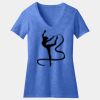 Women's Perfect Blend ® CVC V Neck Tee Thumbnail