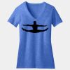 Women's Perfect Blend ® CVC V Neck Tee Thumbnail