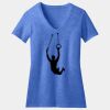 Women's Perfect Blend ® CVC V Neck Tee Thumbnail
