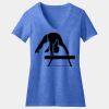 Women's Perfect Blend ® CVC V Neck Tee Thumbnail
