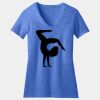 Women's Perfect Blend ® CVC V Neck Tee Thumbnail