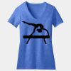 Women's Perfect Blend ® CVC V Neck Tee Thumbnail