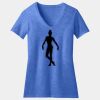 Women's Perfect Blend ® CVC V Neck Tee Thumbnail