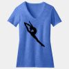 Women's Perfect Blend ® CVC V Neck Tee Thumbnail