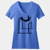Women's Perfect Blend ® CVC V Neck Tee Thumbnail