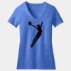 Women's Perfect Blend ® CVC V Neck Tee Thumbnail