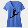 Women's Perfect Blend ® CVC V Neck Tee Thumbnail