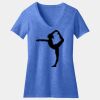Women's Perfect Blend ® CVC V Neck Tee Thumbnail