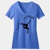 Women's Perfect Blend ® CVC V Neck Tee Thumbnail
