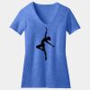 Women's Perfect Blend ® CVC V Neck Tee Thumbnail