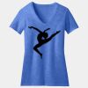 Women's Perfect Blend ® CVC V Neck Tee Thumbnail
