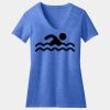 Women's Perfect Blend ® CVC V Neck Tee Thumbnail