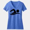 Women's Perfect Blend ® CVC V Neck Tee Thumbnail
