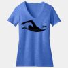 Women's Perfect Blend ® CVC V Neck Tee Thumbnail