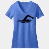 Women's Perfect Blend ® CVC V Neck Tee Thumbnail
