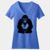 Women's Perfect Blend ® CVC V Neck Tee Thumbnail