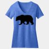 Women's Perfect Blend ® CVC V Neck Tee Thumbnail