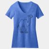 Women's Perfect Blend ® CVC V Neck Tee Thumbnail