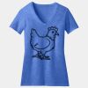 Women's Perfect Blend ® CVC V Neck Tee Thumbnail