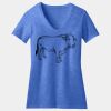 Women's Perfect Blend ® CVC V Neck Tee Thumbnail
