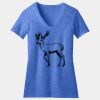 Women's Perfect Blend ® CVC V Neck Tee Thumbnail