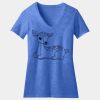 Women's Perfect Blend ® CVC V Neck Tee Thumbnail