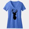 Women's Perfect Blend ® CVC V Neck Tee Thumbnail
