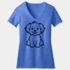 Women's Perfect Blend ® CVC V Neck Tee Thumbnail
