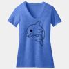 Women's Perfect Blend ® CVC V Neck Tee Thumbnail