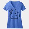 Women's Perfect Blend ® CVC V Neck Tee Thumbnail