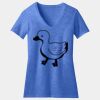 Women's Perfect Blend ® CVC V Neck Tee Thumbnail