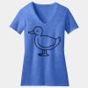 Women's Perfect Blend ® CVC V Neck Tee Thumbnail