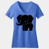 Women's Perfect Blend ® CVC V Neck Tee Thumbnail