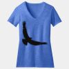 Women's Perfect Blend ® CVC V Neck Tee Thumbnail