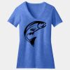 Women's Perfect Blend ® CVC V Neck Tee Thumbnail