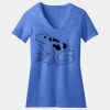 Women's Perfect Blend ® CVC V Neck Tee Thumbnail