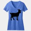 Women's Perfect Blend ® CVC V Neck Tee Thumbnail